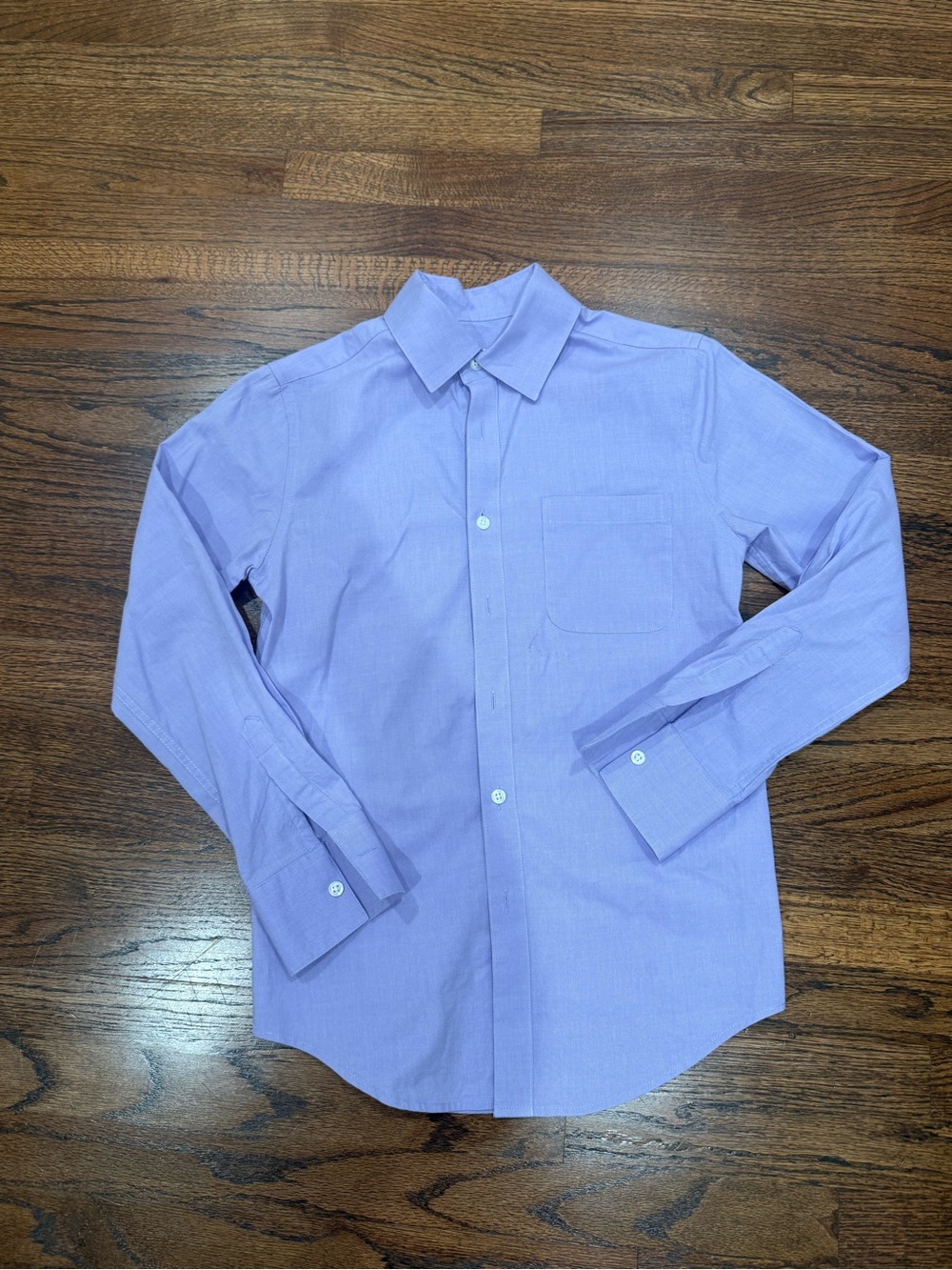 Boys Appaman Lavender Long-Sleeve Dress Shirt